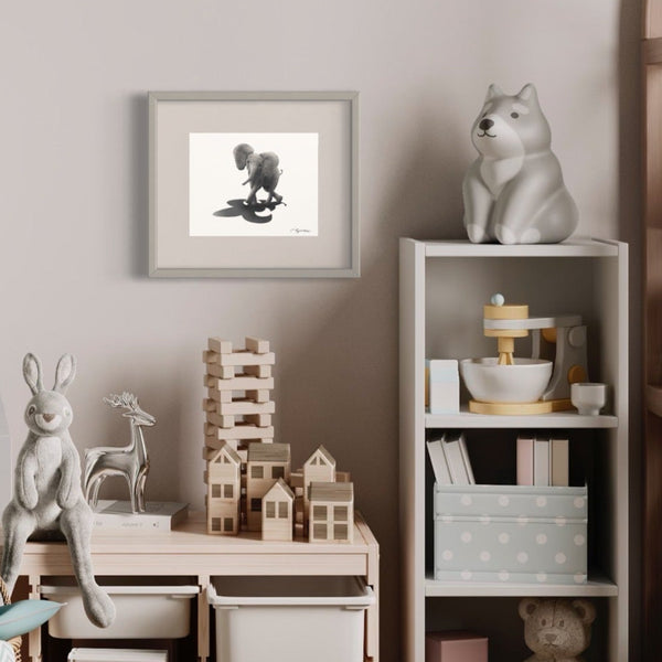 Elephant Tails Print