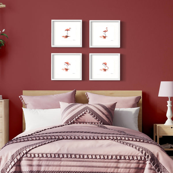 Flamingo Grazing Print