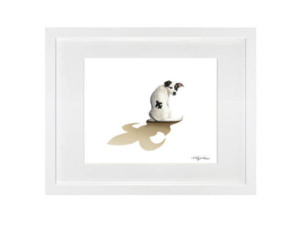 Fleur dog lis Print